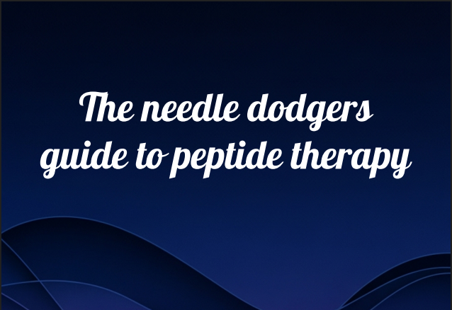 Needle Dodger image Free Ebook Needle Dodgers Guide to Peptide Therapy - Image 1
